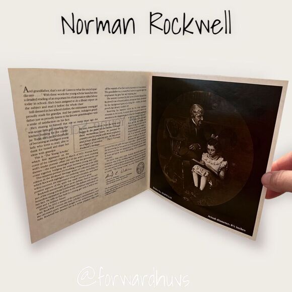 Norman Rockwell Heritage Collection Limited Edition Plate  “The Young Scholar” - Picture 4 of 7